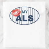 Kus Mijn ALS2 Ovale Sticker (Tas)