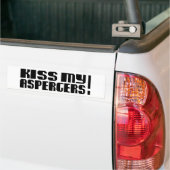 Kus mijn Aspergers! (Autisme-bewustmakingsmaand) Bumpersticker (Op Truck)
