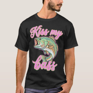 Kus Mijn Baars Grappige Vissen T-shirt