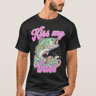Kus Mijn Baars Grappige Vissen T-shirt