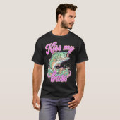 Kus Mijn Baars Grappige Vissen T-shirt (Voorkant volledig)
