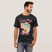Kus Mijn Baars Vis T-shirt (Voorkant volledig)