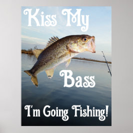 Kus mijn bas Ik ga Gevist Poster