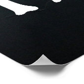 Kus mijn bas Ik ga Gevist Poster (Hoek)