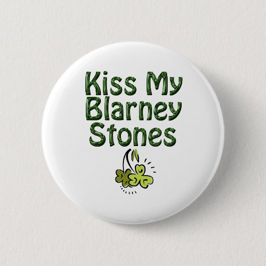 Kus mijn Blarney Stones Ronde Button 5,7 Cm (Voorkant)