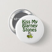 Kus mijn Blarney Stones Ronde Button 5,7 Cm (Voorkant /achterkant)