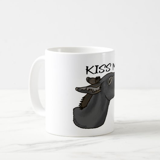 Kus mijn... Burro Koffiemok (Voorkant links)