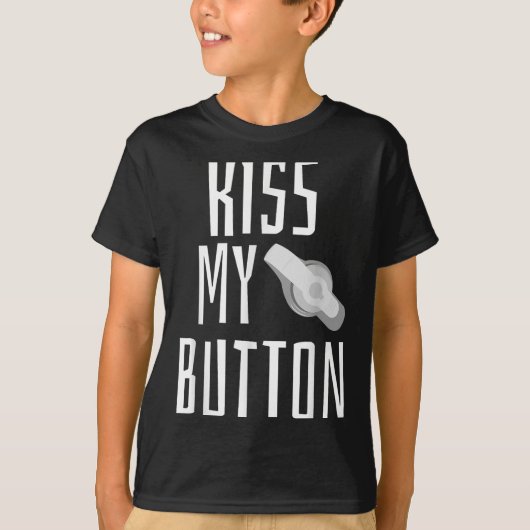 Kus mijn Button Voedingsbuis Bewustzijnstubie G-tu T-shirt (Voorkant)