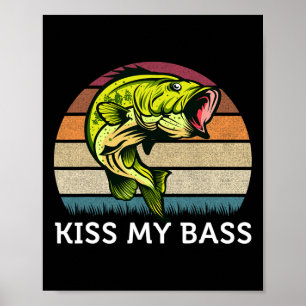 Kus Mijn Byss Schattig Vintage Byss Vis Ontwerp Poster