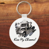 Kus mijn Chrome! Sleutelhanger (Voorkant)