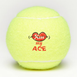 Kus mijn gezicht tennisballen