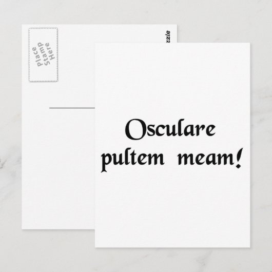 Kus mijn grits! briefkaart (Voorkant / Achterkant)