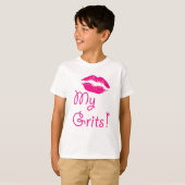Kus mijn Grits! T-shirt (Voorkant volledig)