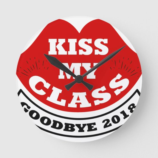 kus mijn klas 2018 ronde klok (Voorkant)
