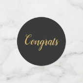 Kus mijn klas tot ziens foto confetti (Kleine voorkant)