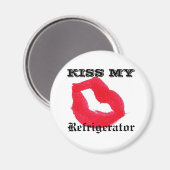 KUS MIJN ** KOELKAST magneet (Voorkant / Achterkant)