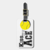 Kus mijn luie Bagagelabel - Monogram! (Voorkant verticaal)