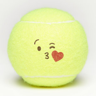 Kus mijn lul! Kawaii Cute Emoticon Emoji Tennisballen