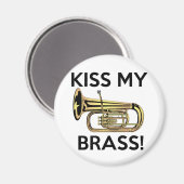 Kus mijn messing, Tuba Magneet (Voorkant / Achterkant)