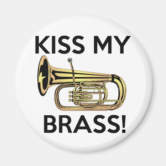 Kus mijn messing, Tuba Magneet (Voorkant)