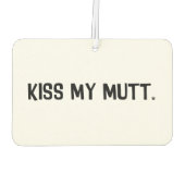 Kus Mijn Mutt Auto Luchtverfrisser (Achterkant)