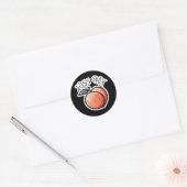 Kus mijn perzik Perziken Grappig Fruit Ronde Sticker (Envelop)