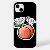 Kus mijn perziken Grappig fruit Case-Mate iPhone Case (Achterkant)