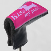 Kus Mijn Putt Cheeky Golf Head Teckel Moeders Golfheadcover (3/4 voorkant)