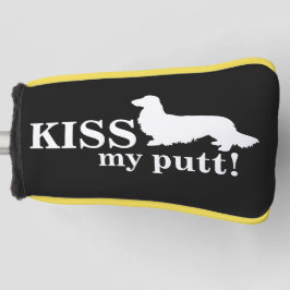 Kus Mijn Putt Cheeky Lang Haar Dachshund Gift Golfheadcover