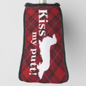 Kus Mijn Putt Cheeky Lang Haar Dachshund Golfheadcover (Draai 90)