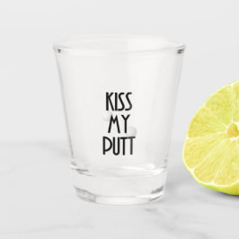 Kus Mijn Putt Golf Shot glas