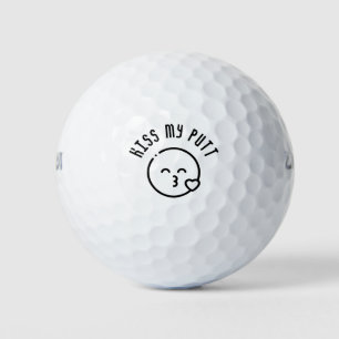 Kus mijn putt - Grappige golf grap  Golfballen