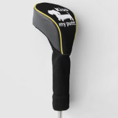 Kus mijn Putt Grappige Golf Hoofddeksel Golfheadcover (Schuin)