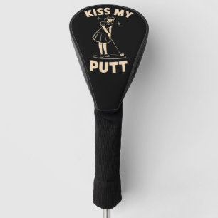 Kus Mijn Putt Retro Vintage 1940 Golf Golfer Liefh Golfheadcover
