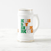 Kus mijn shamrocks bierpul (Voorkant rechts)