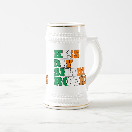 Kus mijn shamrocks bierpul (Voorkant rechts)