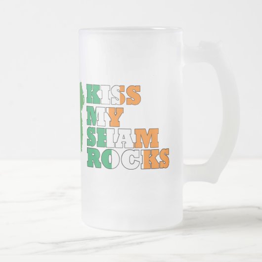 Kus mijn shamrocks matglas bierpul (Rechts)