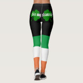 Kus mijn shamrocks St. Patrick's Day Leggings (Achterkant)