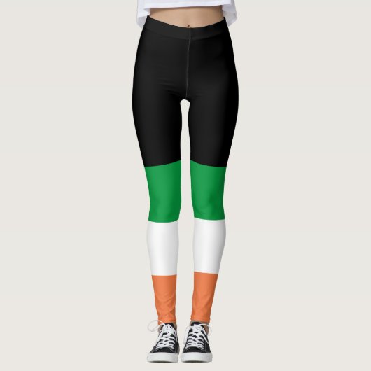 Kus mijn shamrocks St. Patrick's Day Leggings (Voorkant)