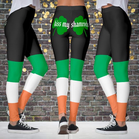 Kus mijn shamrocks St. Patrick's Day Leggings