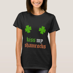 Kus mijn shamrocks St. Patrick's Day T-shirt