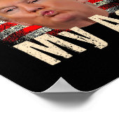 Kus mijn Trump grappig Poster (Hoek)