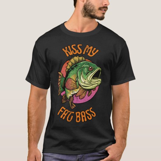 Kus Mijn Vette Bas T-shirt (Voorkant)