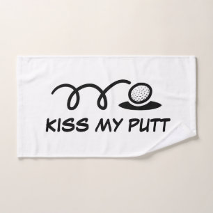Kus m'n handdoek voor golfer