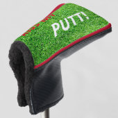 Kus m'n putt. Golf Lover Theme Party Putter Golfheadcover (3/4 voorkant)