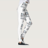 Kus My Ace, Dames White Poker Logo Leggings (Rechts)