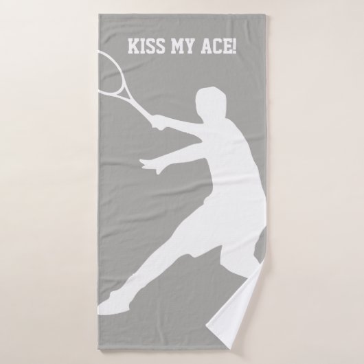 Kus my ace grappige handdoekset voor tennisspeler bad handdoek (Badhanddoek)