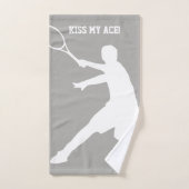 Kus my ace grappige handdoekset voor tennisspeler bad handdoek (Handdoek)