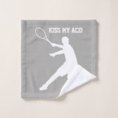 Kus my ace grappige handdoekset voor tennisspeler bad handdoek (Wasdoekje)