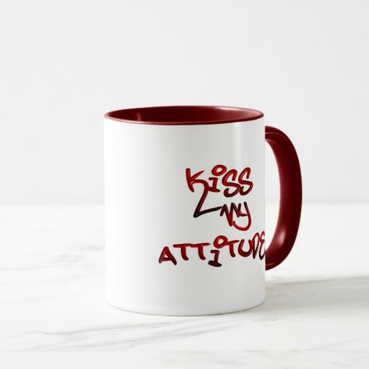 Kus My Attitude Mok (Voorkant rechts)